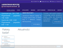 Tablet Screenshot of laboratorium-medyczne.com.pl